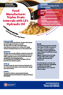 LE's 4032 & 4046 Quinplex® Synthetic Food Grade Oil Info