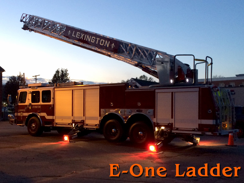 E-One 110 Aerial Ladder Fire Truck