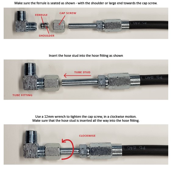 Remote Grease Manifold Line Hose Connections